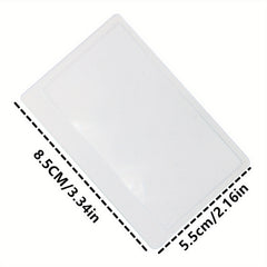 3 34x2 16 Mini Paper Magnifier 3x Page Reading Aid