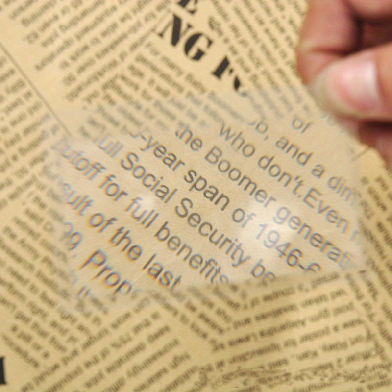 3 34x2 16 Mini Paper Magnifier 3x Page Reading Aid