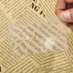 3 34x2 16 Mini Paper Magnifier 3x Page Reading Aid