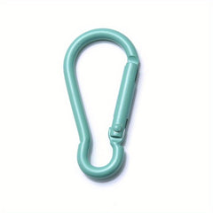 10pcs Mix Carabiner D Ring Key Chain Clip Camping Hoop Spring Gate Safety Buckle