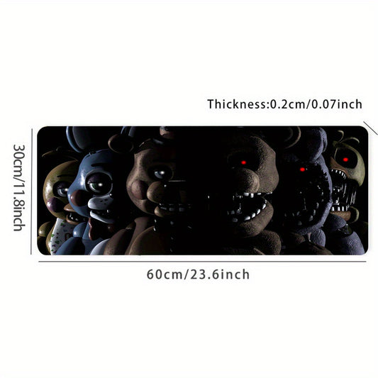 Scary Horror Game Mouse Pad Large Desk Mat Gaming Rectangle Desk Pad