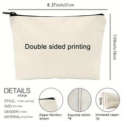 Makeup Storage Bag Reusable Theme Bags For Women & Men Perfect Gift