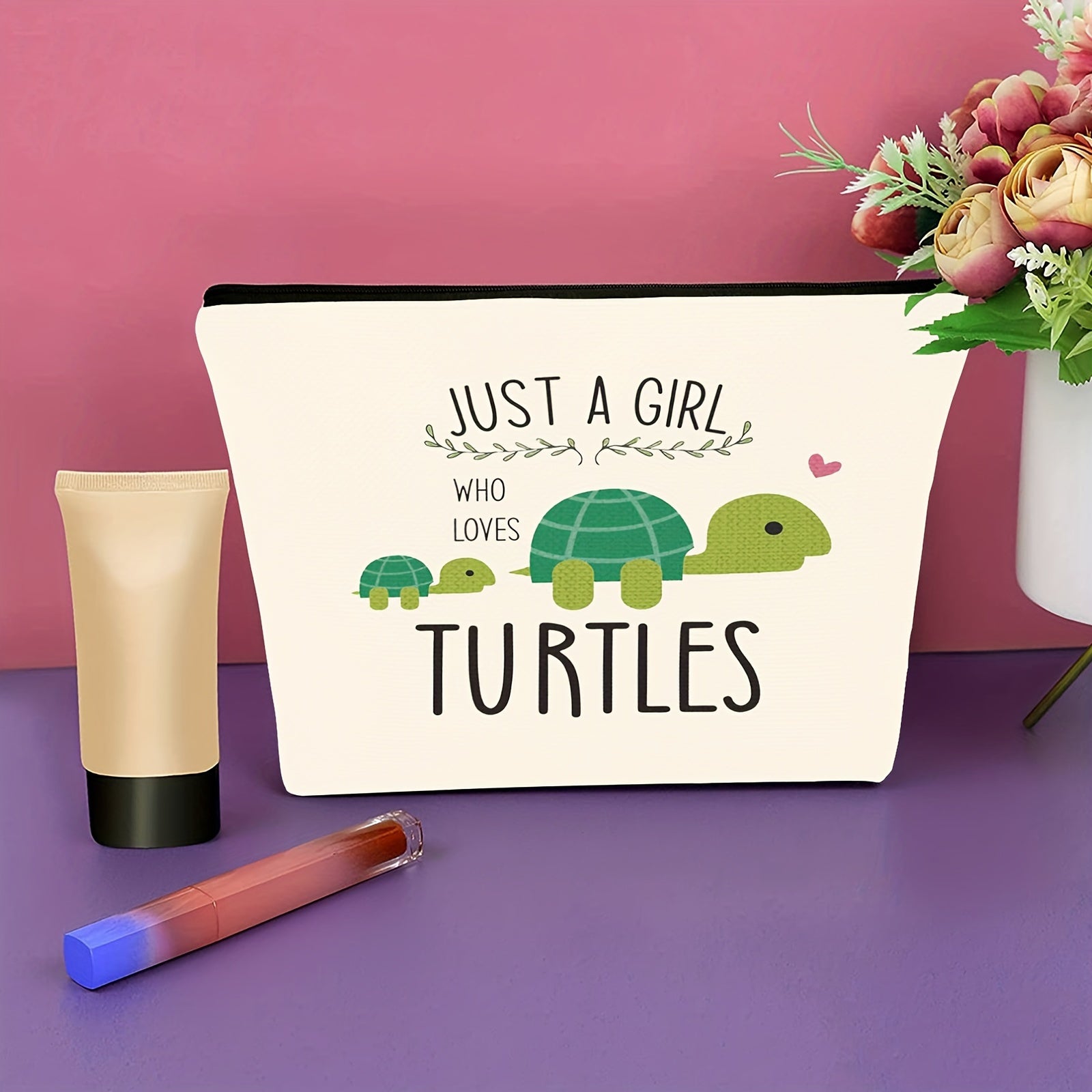 Sea Turtle Makeup Bag Funny Gift For Animal Lover