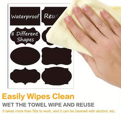 10pcs Waterproof Label Stickers Pen for Storage Boxes