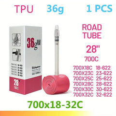 TPU 700C Road Bike Inner Tube 700x18-47 French Valve 45-85 Bike 27.5x1.5-1.9