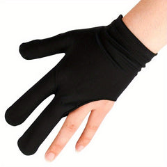 10pcs Billiards Three Finger Gloves Left Right Universal Elastic Snooker Bil