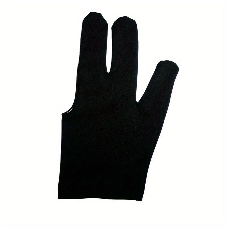 10pcs Billiards Three Finger Gloves Left Right Universal Elastic Snooker Bil