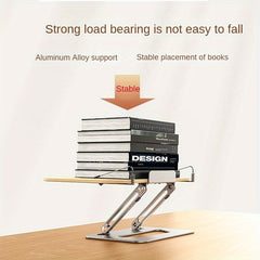 Double Rod Folding Aluminum Alloy Reading Rack Tablet Drawing Board Rack