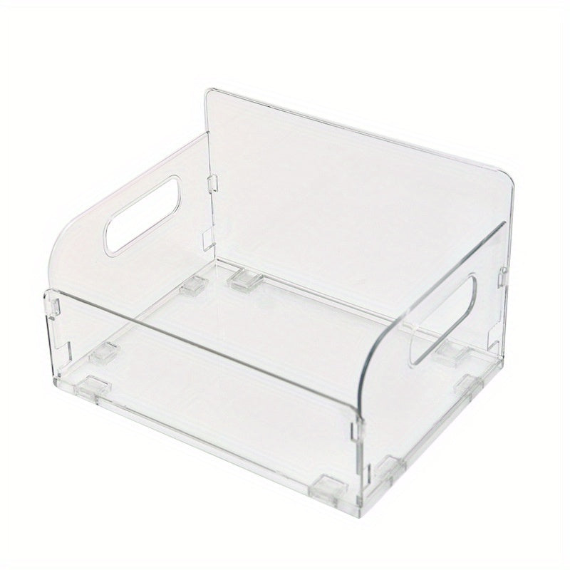 Desktop Folding Storage Basket Skin Care Products Document Book Storage