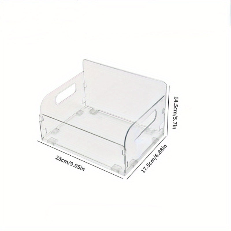 Desktop Folding Storage Basket Skin Care Products Document Book Storage