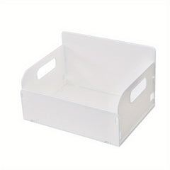 Desktop Folding Storage Basket Skin Care Products Document Book Storage