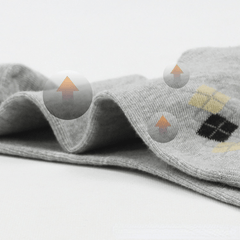 Men's Solid Crew Socks Breathable Comfy Casual Unisex 5 Pairs