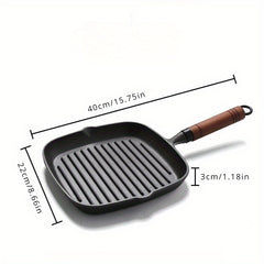 Outdoor Camping Picnic Frying Pan No Coating Non Stick Pan