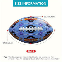 American Football Rugby Training Ball with Rubber Liner
