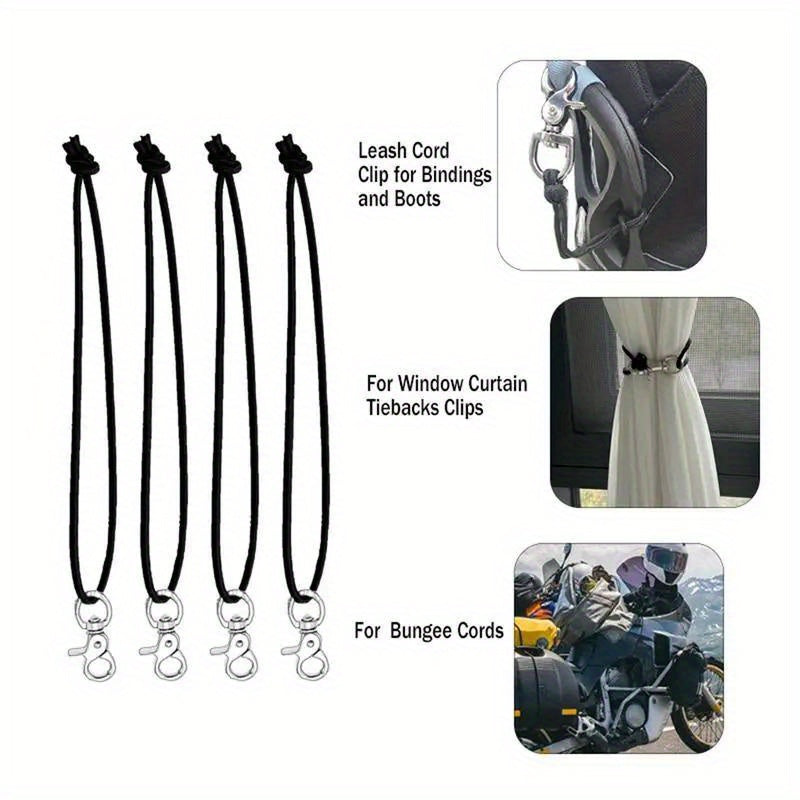 4pcs Snowboard Leash Cord Multifunctional Ski Supplies