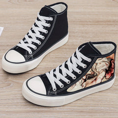 Plush Lined Thermal Canvas Sneakers Flat Heighten Fall Winter Warm