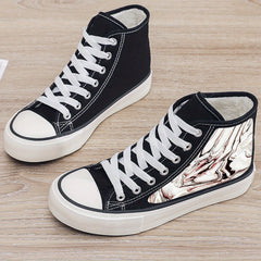 Plush Lined Chunky Canvas Sneakers - Warm Fall Winter Shoes