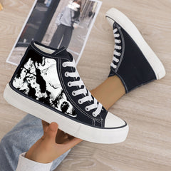 Plush Lined Thermal Chunky Canvas Sneakers