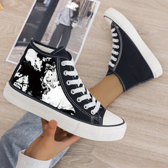 Plush Lined Thermal Chunky Canvas Sneakers