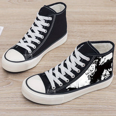 Plush Lined Thermal Chunky Canvas Sneakers