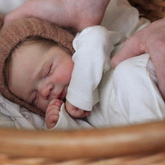19 Inch Reborn Youngsters Doll with Soft Vinyl Skin Hand Rooted Hair