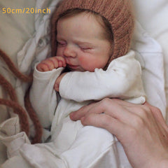 19 Inch Reborn Youngsters Doll with Soft Vinyl Skin Hand Rooted Hair