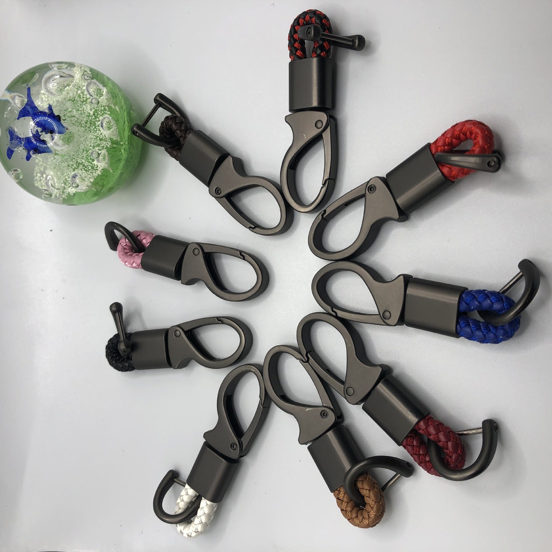 Anti lost Motorcycle Metal Keychain Car Key Chain Clip For Men And Women