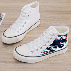 Plush Lined Thermal Chunky Canvas Sneakers