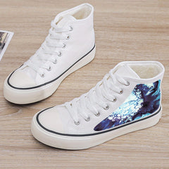 Plush Lined Thermal Chunky Canvas Sneakers Flat Heighten Fall Winter Warm