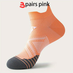 5 Pairs Men's Mid Crew Sport Socks Sweat Absorbing Nylon Blend
