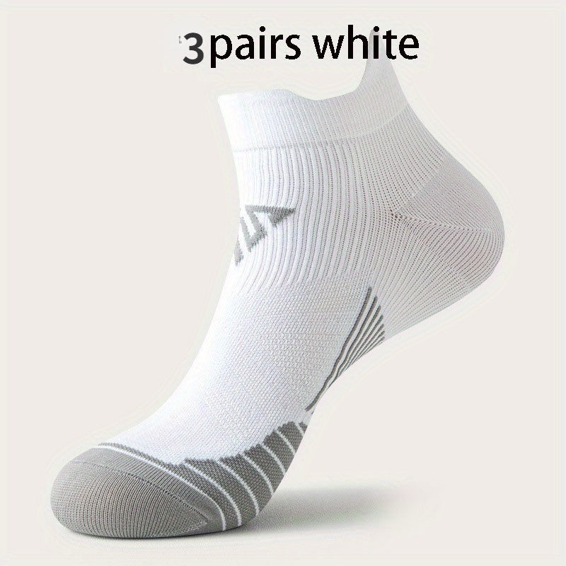 5 Pairs Men's Mid Crew Sport Socks Sweat Absorbing Nylon Blend
