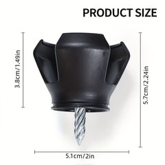 2-Piece Golf Ball Set: Suction Cup Ball Retrieval Tool & Upper Tool