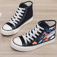 Plush Lined Thermal Chunky Canvas Sneakers