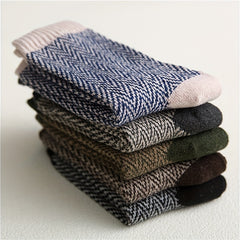 5 Pairs Men's Crew Socks Breathable Comfy Unisex Casual Socks