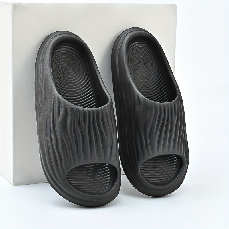 Men's Ultra Soft Slides Non Slip Slippers Open Toe Shoes