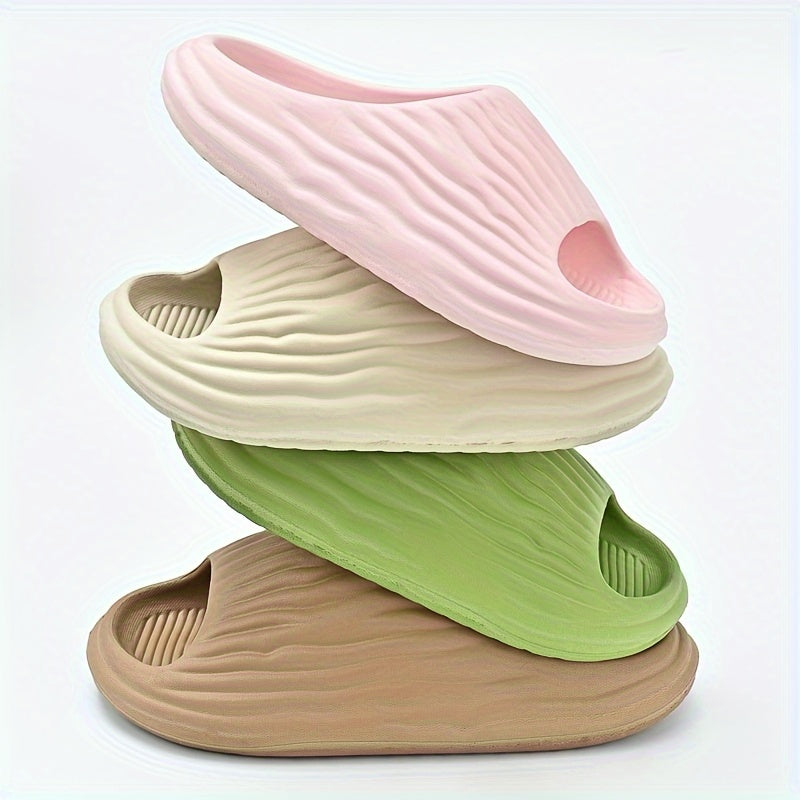 Men's Ultra Soft Slides Non Slip Slippers Open Toe Shoes