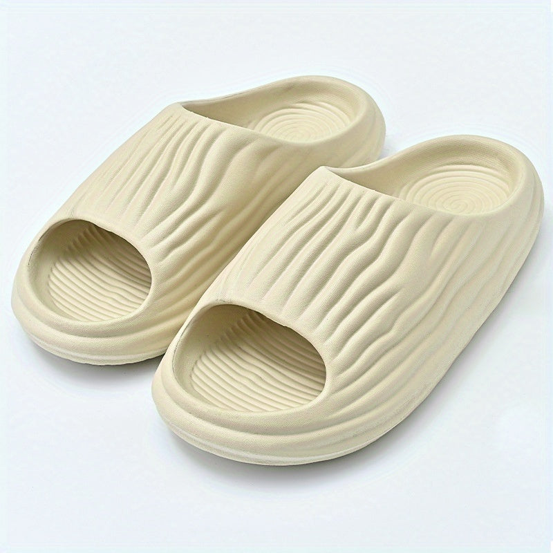 Men's Ultra Soft Slides Non Slip Slippers Open Toe Shoes