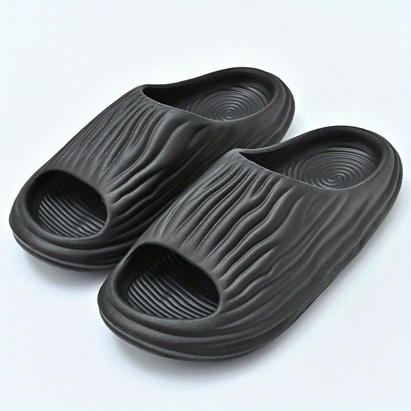 Men's Ultra Soft Slides Non Slip Slippers Open Toe Shoes