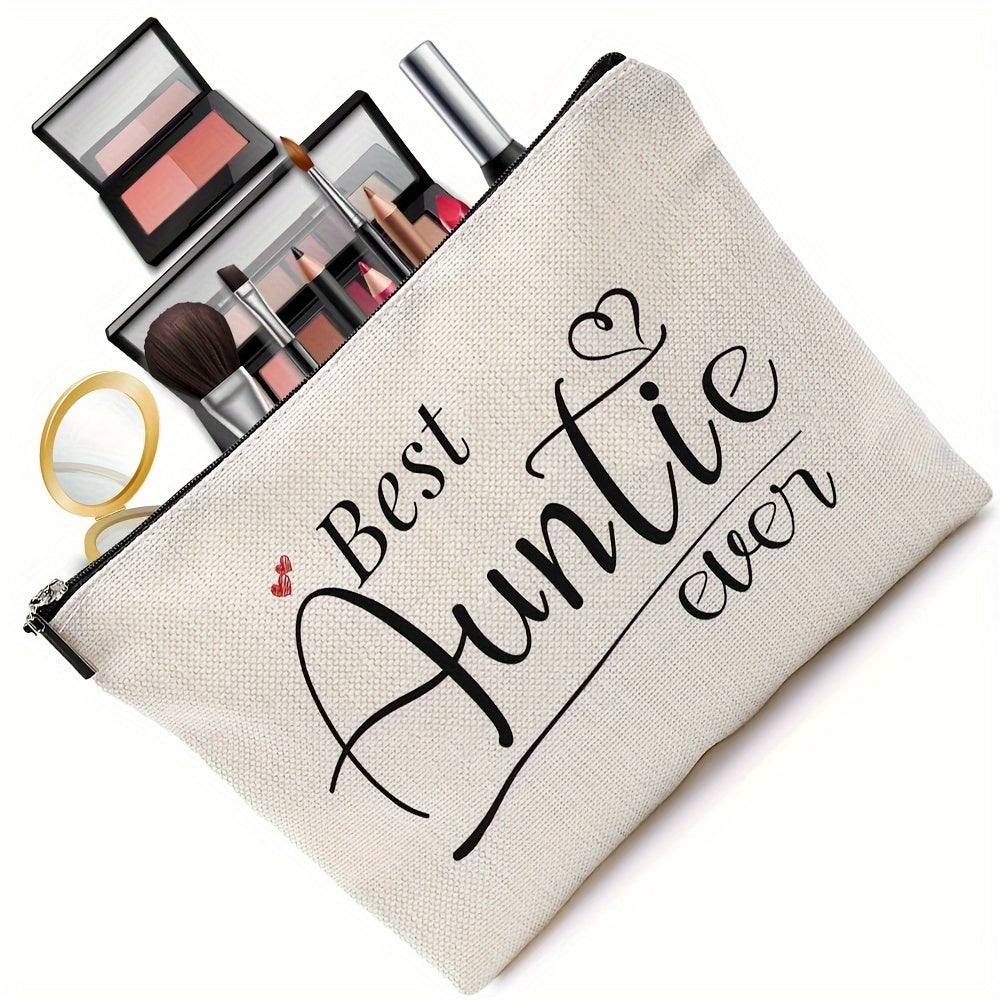 Linen Toiletry Bag Women Cosmetic Bag Birthday Niece From Auntie Nephew