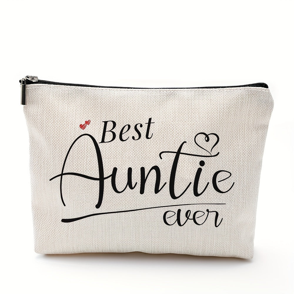 Linen Toiletry Bag Women Cosmetic Bag Birthday Niece From Auntie Nephew