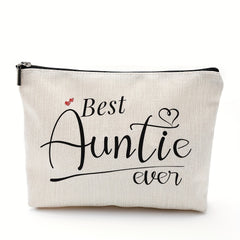 Linen Toiletry Bag Women Cosmetic Bag Birthday Niece From Auntie Nephew