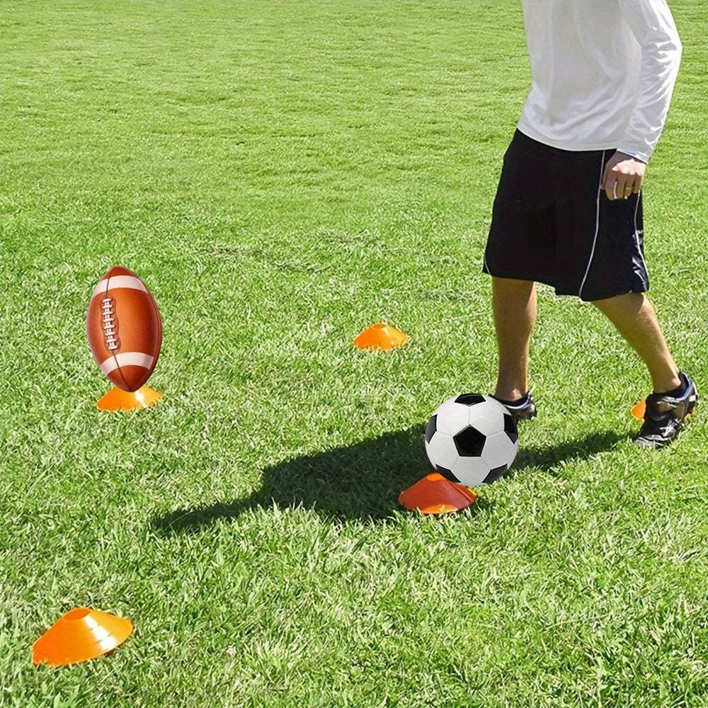 6pcs Soccer Training Cones Set Agility Marker Discs