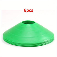 6pcs Soccer Training Cones Set Agility Marker Discs