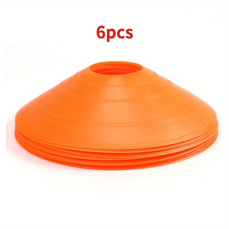 6pcs Soccer Training Cones Set Agility Marker Discs