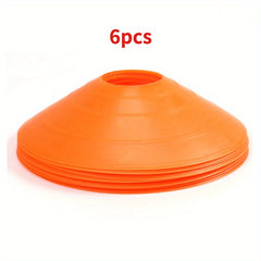 6pcs Soccer Training Cones Set Agility Marker Discs