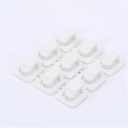 18Pcs Desk USB Organizer Holder Self adhesive Cable Clip Cord Holder