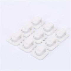 18Pcs Desk USB Organizer Holder Self adhesive Cable Clip Cord Holder