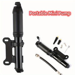 Portable 100Psi Mini Bike Pump Aluminum Alloy Hand Air Pump Tire Inflator