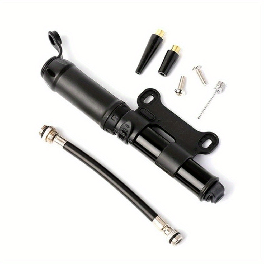 Portable 100Psi Mini Bike Pump Aluminum Alloy Hand Air Pump Tire Inflator
