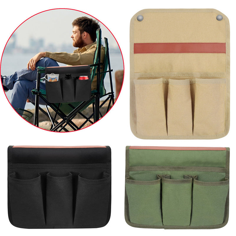Camping Chair Armrest Storage Bag for Outdoor Adventures